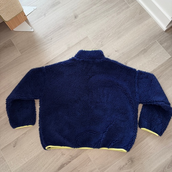 Moorlow The Betsy Fleece Women’s Small Midnight Navy Zip Jacket - Picture 3 of 6